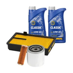 Filterpaket Aixam 400, 500 Kubota Z402 + 2 Liter Motoröl – Minicar-Tec