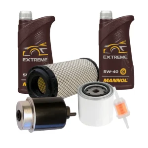 Filterpaket Lombardini LDW 442 / 492 / 480 DCI + 2 Liter Motoröl – Minicar-Tec